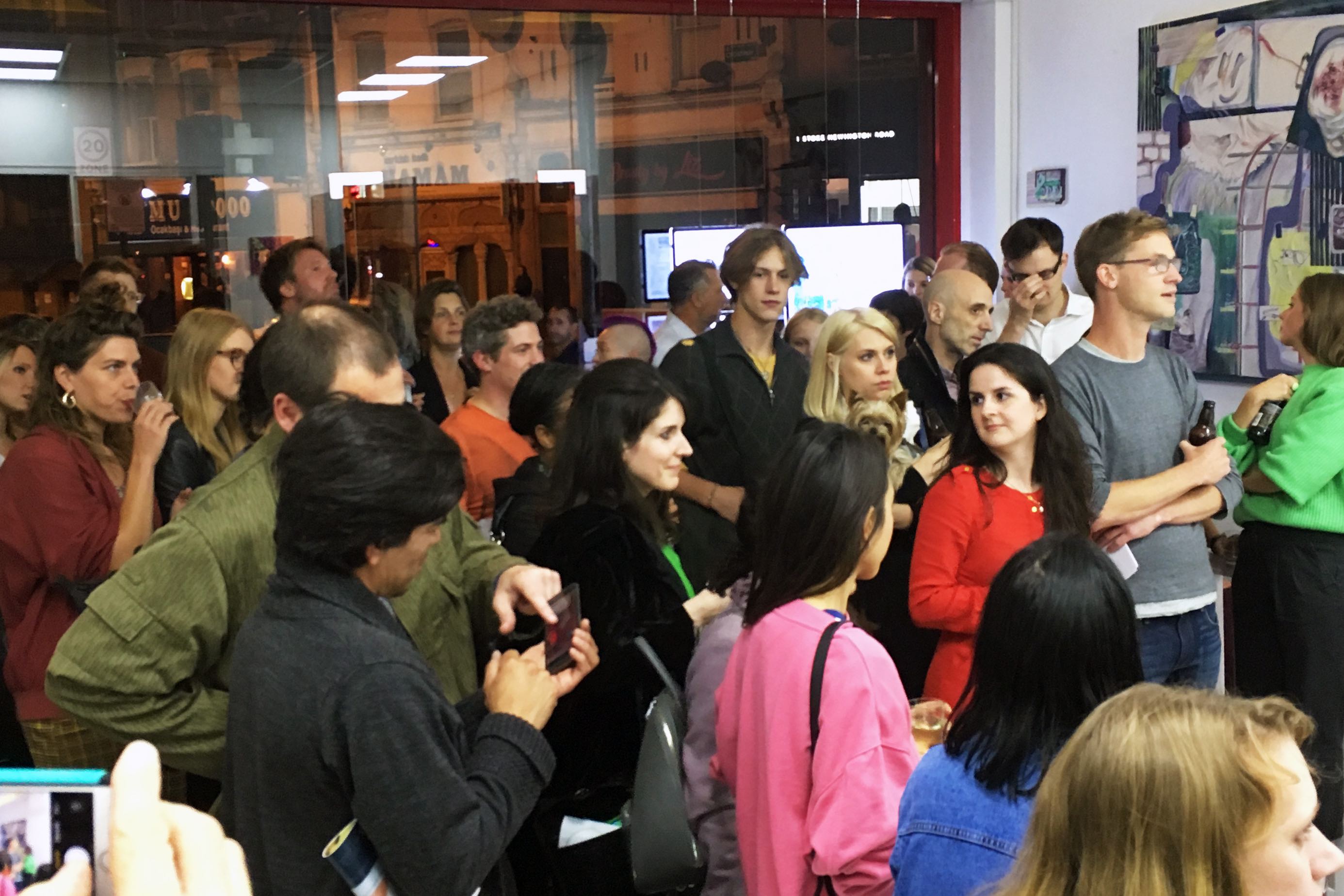 Launch event, Kingsland Road.